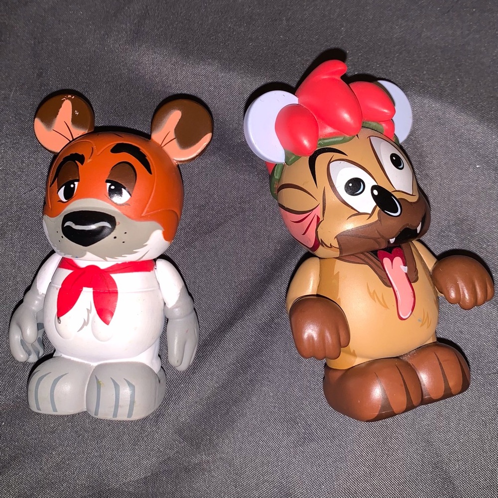 Disney Vinylmation Dodger and Tito figures